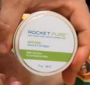 rocket pure natural hand and foot balm