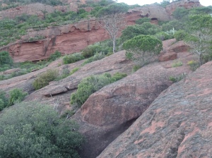 red rock of mont roig in catalonia